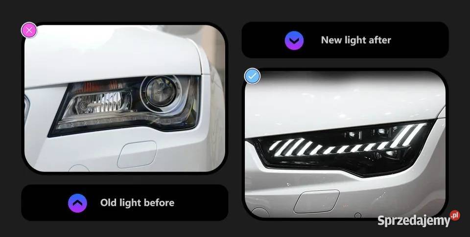 NOWE lampy przednie lampa przód Audi A7 S7 RS7 osobowe Bełchatów