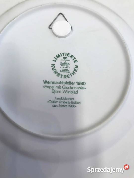 Talerz dekoracyjny Rosenthal Bjrn Wiinblad 1980r świętokrzyskie Kielce