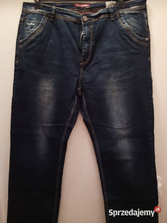 Spodnie jeans męskie duże rozmiar niebieski Spodnie Hrubieszów sprzedam