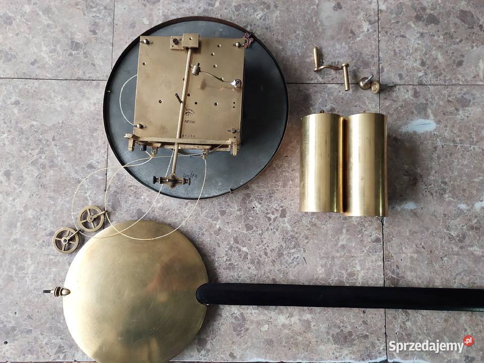 146 Zegar linkowy żyłkowy Lenzkirch 1898r tarcza Antyki Tczew