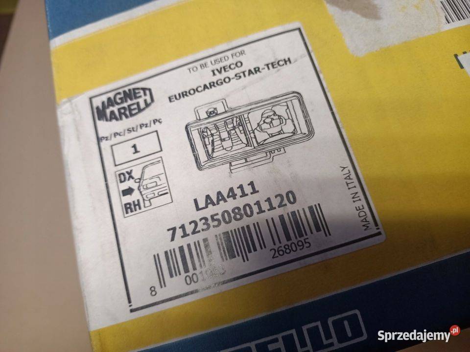 LAMPA PRZECIWMGIELNA PRAWA IVECO EUROSTAR LD 42 osobowe Pozostałe świętokrzyskie Skarżysko-Kamienna