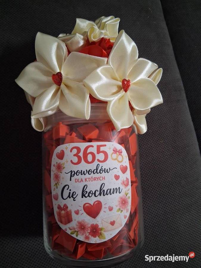 Słoik 365 powodów których Cię kocham Tyczyn