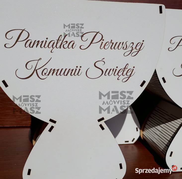Drewniana Pamiątka Pierwszej Komunii Świętej Suwałki sprzedam