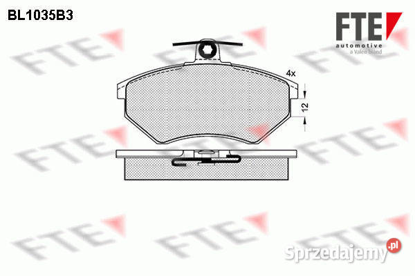 KLOCKI HAMULCOWE SEAT IBIZATOLEDOVW