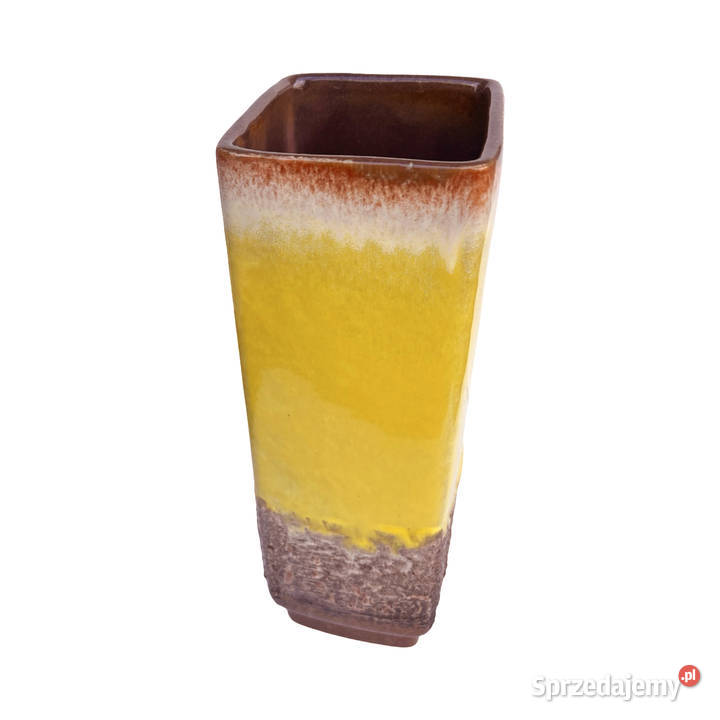 Wazon Strehla 122424 Niemcy lata 70 fat lava Warszawa