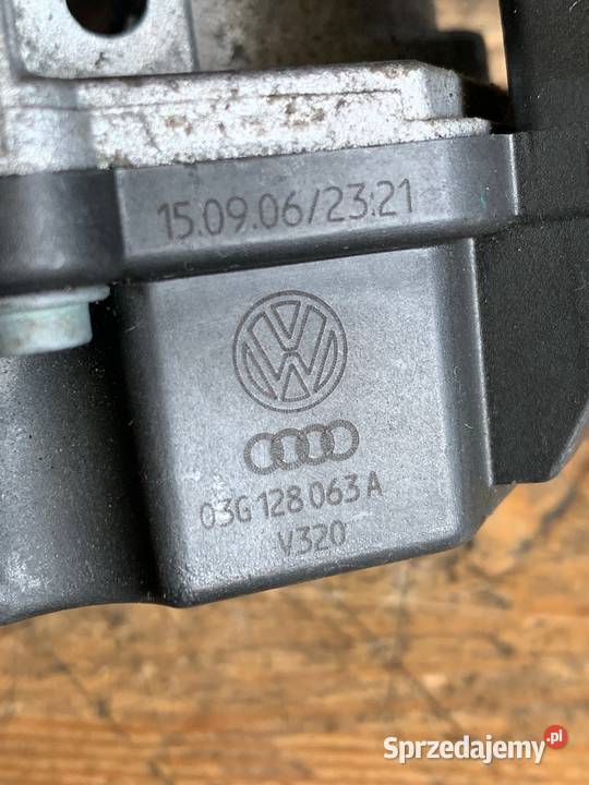 Przepustnica VW 19 20 TDI 03G128063A układ elektryczny silnika Margonin