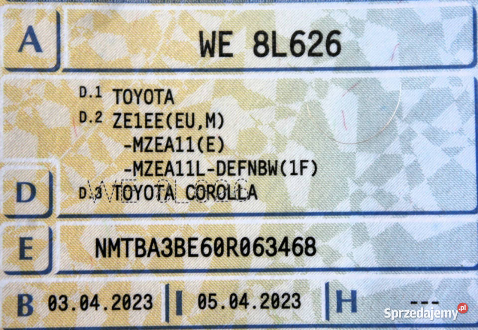 Toyota Corolla Comfort SalonPL FV23 Kamera LED komputer pokładowy Corolla mazowieckie Sokołów