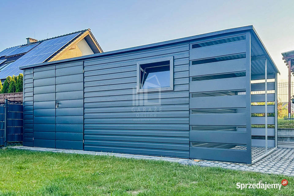 Schowek Domek Ogrodowy 45x2m Wiata 1m Brama Pozostałe Lubin