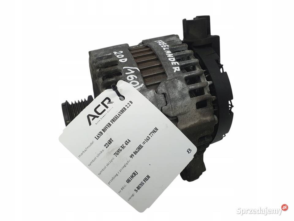 ALTERNATOR Land Rover Freelander 20 22 TD4 Bosch osobowe Układ elektryczny, zapłon Chełm