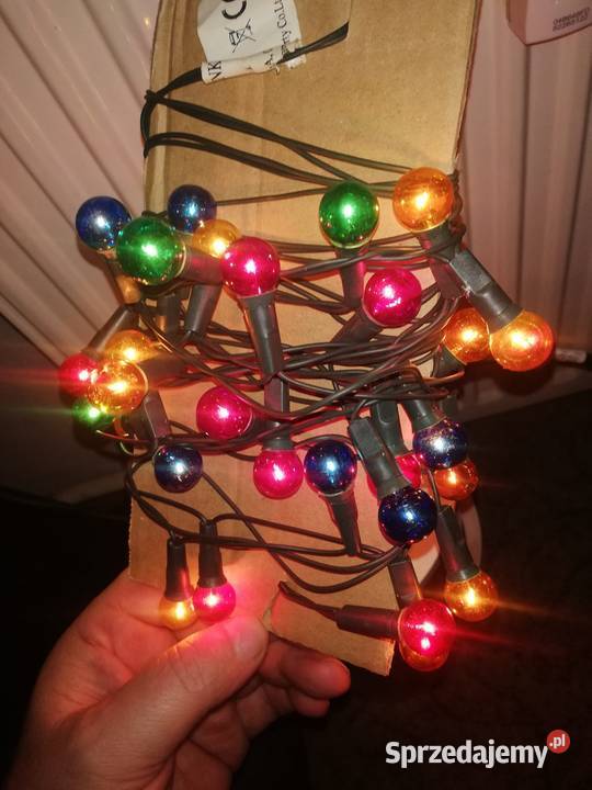 Lampki na choinkę z lat PRL Pozostałe Warszawa