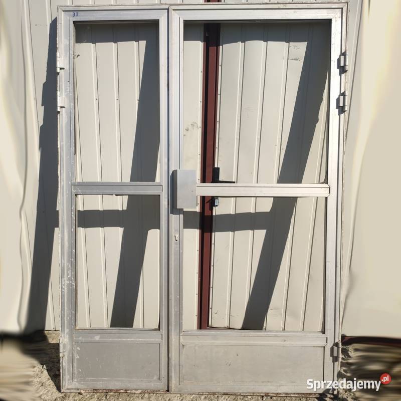 Drzwi aluminiowe wewnętrzne 150x207 D3 150cm sprzedam