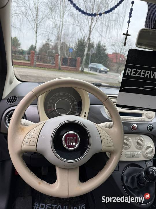 FIAT 500 2009 13 JTD OSZCZĘDNY elektryczne lusterka lubelskie Biała Podlaska