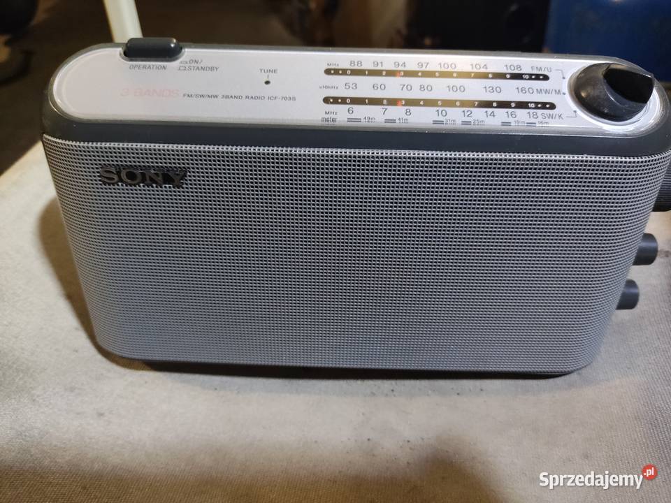 Radio SONY ICF703S Radioodtwarzacze Wieprzyce