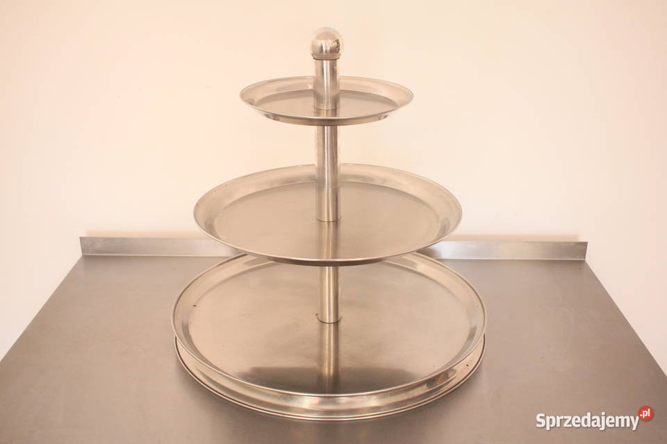Piękna patera 3 poziomowa aluminiowa Pszczyna