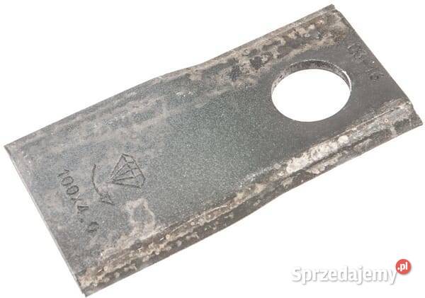 Nożyk kosiarki rotacyjnej lewy 100x48x4 mm otwór małopolskie Kamionna