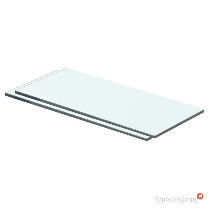 Półki 2 panel z przezroczystego szkła 40 x 12 Warszawa