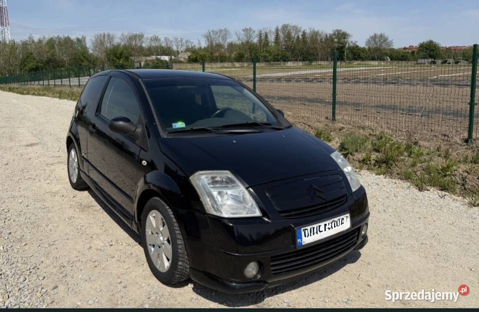 Citroen C2 VTR 14 Climatronic Zamiana czarny C2 Poznań sprzedam