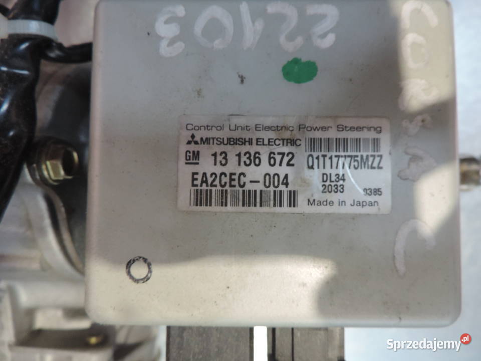 OPEL CORSA C WSPOMAGANIE ELEKTRYCZNE KOLUMNA małopolskie Nowy Sącz