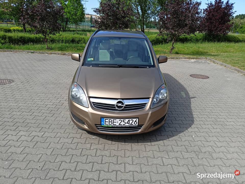 OPEL ZAFIRA 17CDTI 2013R welurowa tapicerka Bełchatów