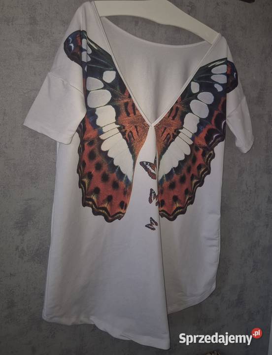 Bluzka damska tunika motyl 38M Rozmiar 38(M) łódzkie Łódź sprzedam