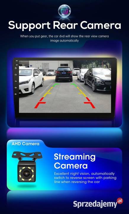 Android 12 radio samochodowe 2 Din dotykowe 10 Warszawa