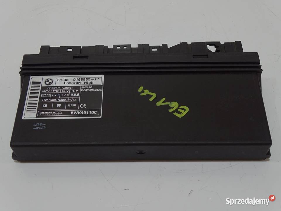 MODUŁ KOMFORTU BMW E60 E61 9168835 Strzyżewice