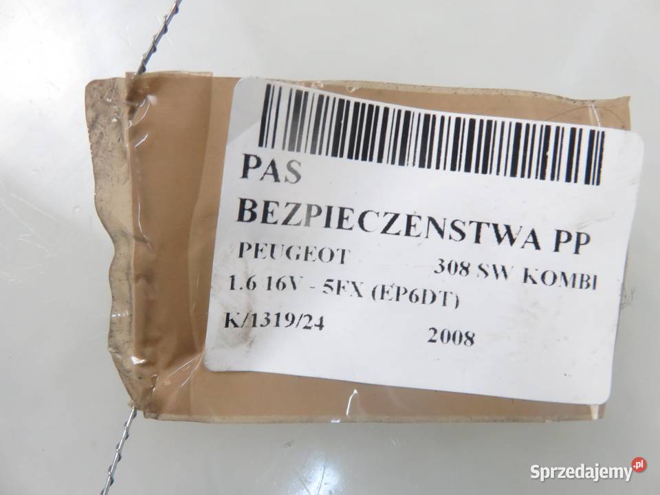 PAS PRAWY PRZEDNI PEUGEOT 308 SW KOMBI osobowe małopolskie