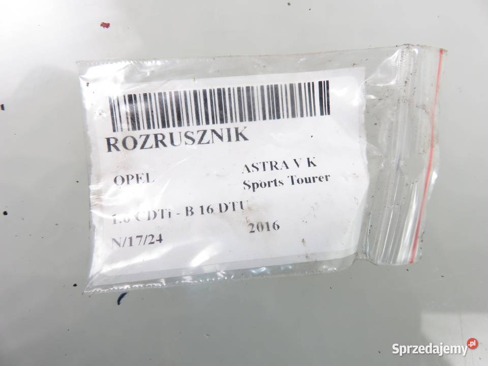 ROZRUSZNIK OPEL ASTRA V K 16 CDTi M001TF0073ZE sprzedam