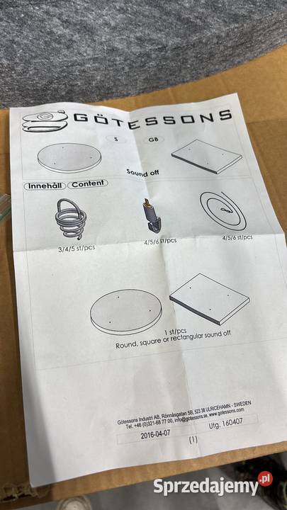 Akustyka sufitowa Gtessons Sound Off EcoSUND