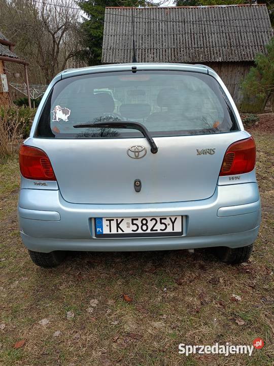 Toyota Yaris 13 VVTi 1298cm3 świętokrzyskie Ciekoty