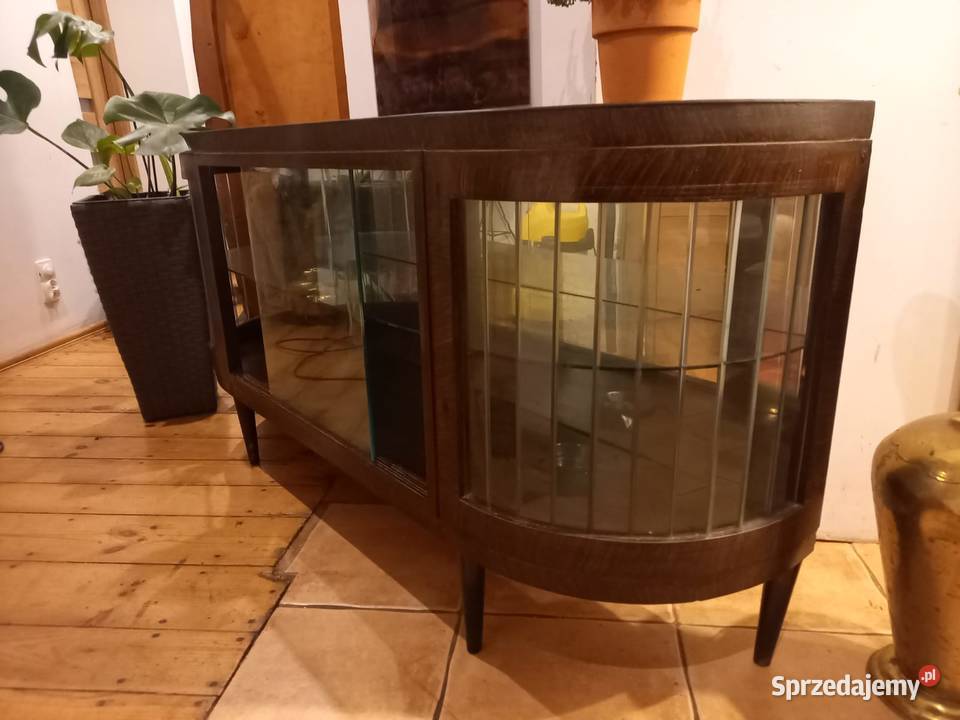 Komoda witryna retro prl lata 60