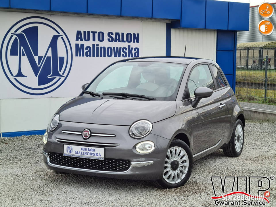 Fiat 500 33 SzklanyDach Klimatyzacja Led 70KM wielkopolskie Wągrowiec
