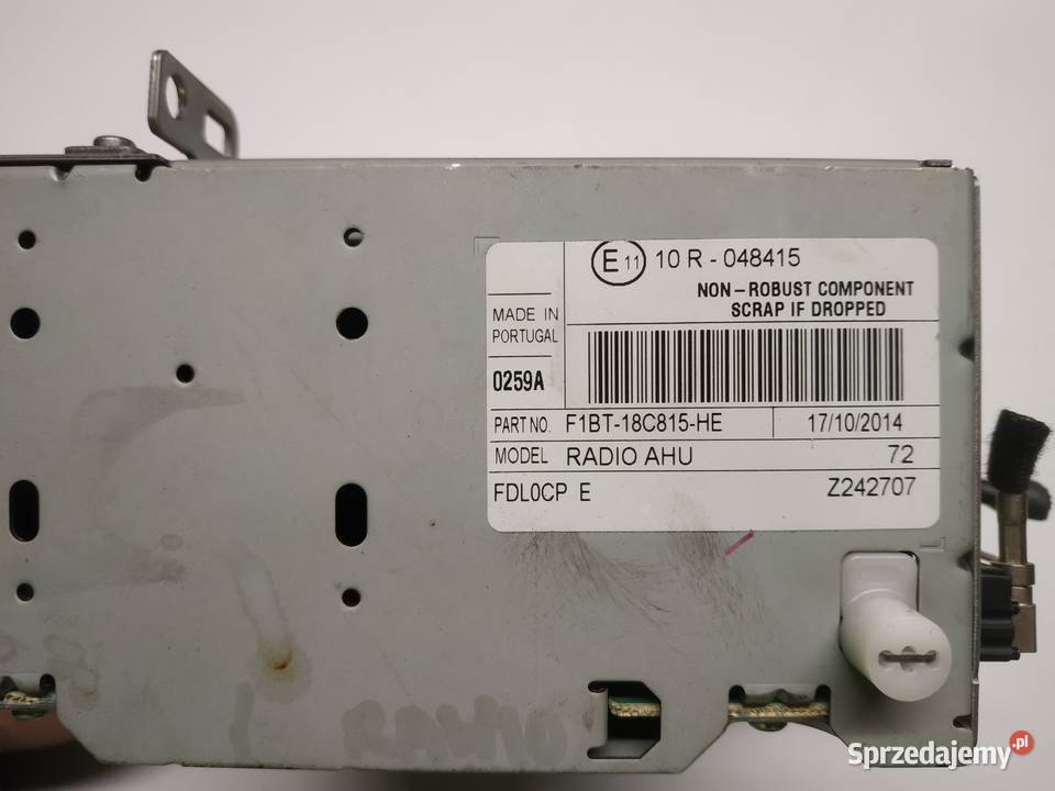 FORD CUSTOM TRANSIT CONNECT BK2 V362 CD stereo mazowieckie sprzedam