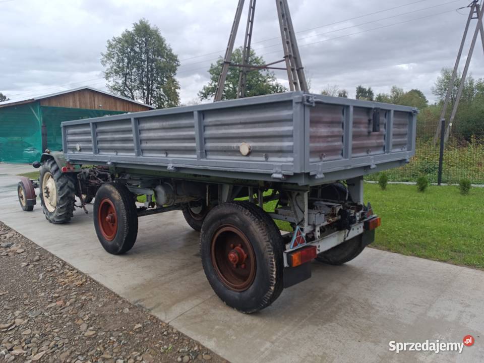 Przyczepa Sanok D732 Wywrotka Zarejestrowana nie nieuszkodzony Grybów