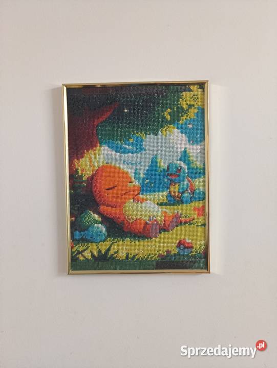 Pokemon 40x30z haftu diamentowego lubuskie Kożuchów