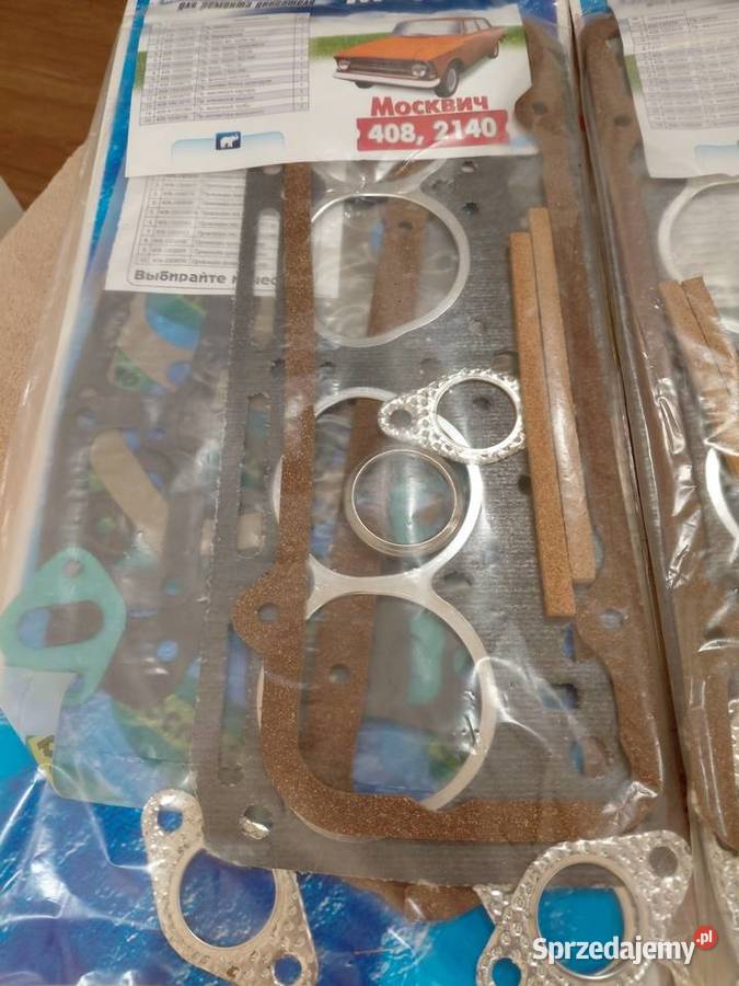 Uszczelki silnika Moskwicz 408 Komplet Radziejów