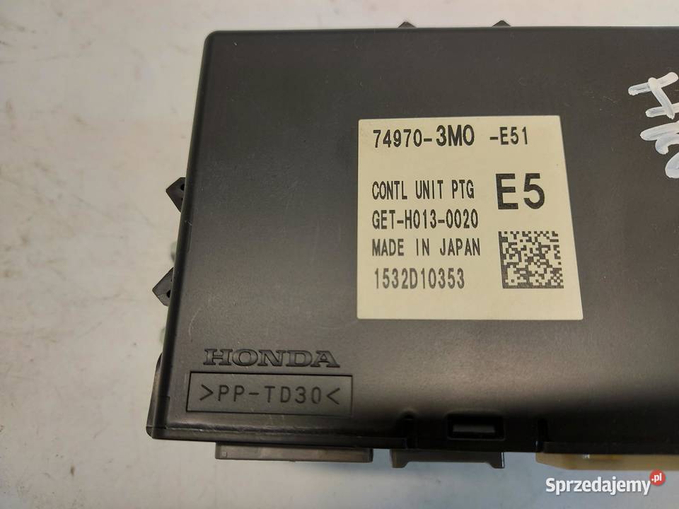 Honda HRV III eHEV 2022r MODUŁ STEROWNIK KLAPY