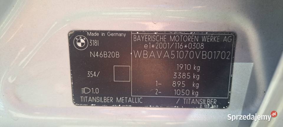 BMW E90 318i Łódź