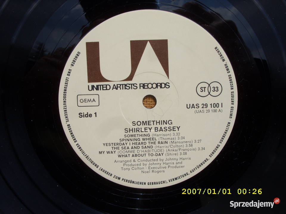 POP LP SHIRLEY BASSEYSOMETHING Wołów sprzedam