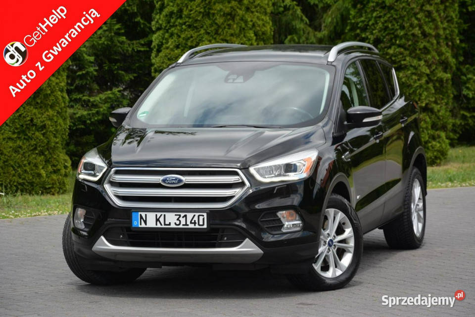 Ford Kuga Titanium 4WD Ledy Bixenon Skóry Navi elektryczne lusterka mazowieckie Ostrów Mazowiecka