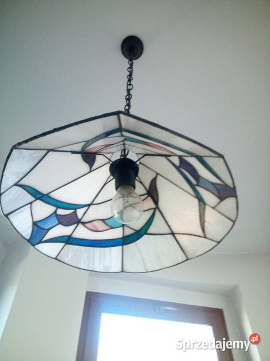 lampa witrażowa stara 45 piękny wzór Poznań