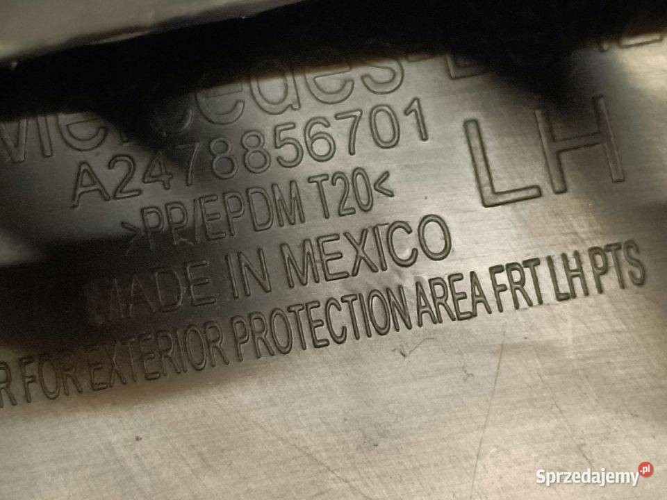 MERCEDES GLB X247 KRATKA HALOGENU LEWY PRZÓD PDC