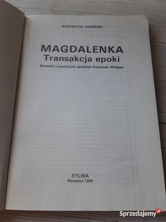 Magdalenka Transakcja epoki Krzysztof Dubiński Bielsko-Biała
