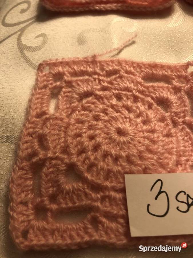 kwadrat babuni na szydełku NOWEna mazowieckie Zegrze