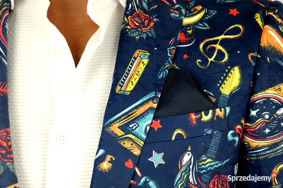 GIOVANNI PERA Marynarka męska kolorowa D502 Ostrów Wielkopolski