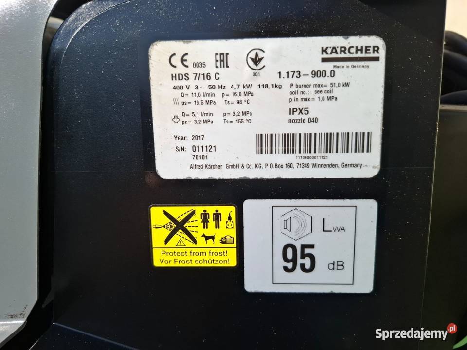 Myjka Karcher HDS 7164C Gorąca woda Gwarancją Radom