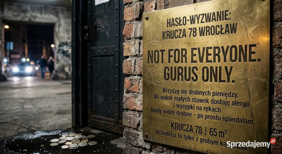Okazja Wroclaw Krzyki meiszkanie 3 Pokoje 65 m Wynajem