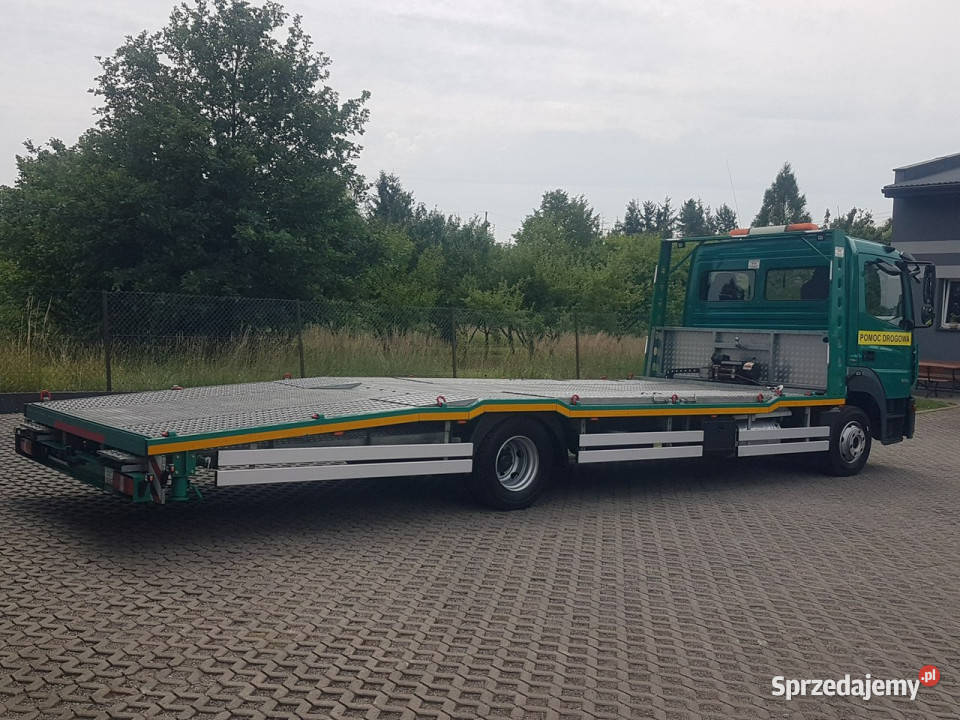 Mercedes ATEGO 1218 LAWETA POMOC DROGOWA Motoryzacja Poręba