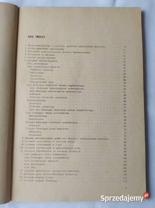 LECZENIE NADCIŚNIENIA TĘTNICZEGO