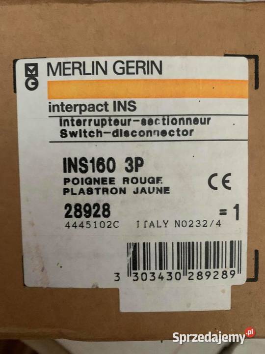 Schneider Electric 28928 Rozłącznik